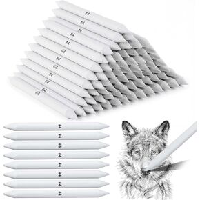Fulmoon 288 Pcs Blending Stump and Tortillion Set Paper Art Blenders Blending Stumps for Drawing Shading Drawing Supplies Pencil Sketch Paint Tools for Student Artist Markers (Assorted) in Saudi Arabia