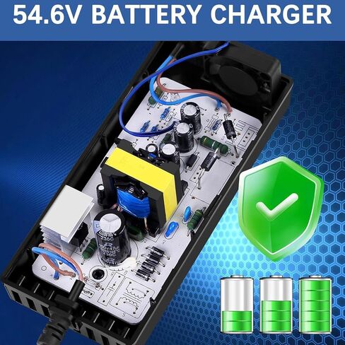 شاحن XLR 58.8V 3A 3-Pin XLR للعصير المتقاطع RipCurrent HyperScorpion 52V بطارية ليثيوم أيون وبطارية ليثيوم 52V أخرى in Kuwait