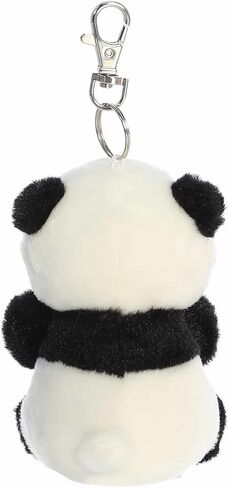 Aurora® Adorable Palm Pals™ Bamboo Panda™ Clip-On- قطيفة ممتعة قابلة للتجميع للأطفال والكبار - مثالية لحقائب الظهر وهدايا عيد الميلاد - أبيض 4 بوصات in Saudi Arabia