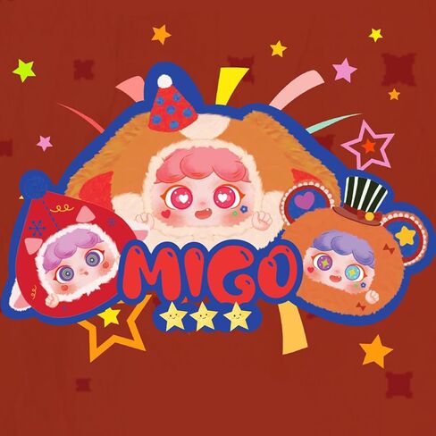 MAYYOU Plush Blind Box Doll migo Circus Series 11 إمكانيات المقتنيات القطيفة الغامضة والممتعة هدية عيد ميلاد (1 قطعة) in Saudi Arabia