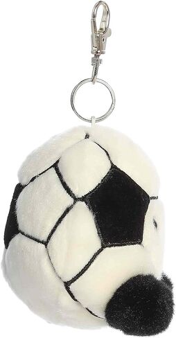 Aurora® Adorable Palm Pals™ Striker Soccerball™ Clip-On - Fun Collectible Plush for Kids and Adult Collectors - Perfect for Decorating Rooms and Birthday Gifts - White 4 Inches in Saudi Arabia