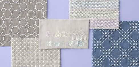 Olympus Thread H-1106 Flower Dish Cloth Pack, Sarashi Momen with Guide for First Sight Sashimi 0.1-inch (3 mm) Spaced Dot Grid (White) in Saudi Arabia