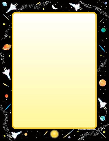 الأشكال الخ. 50 ورقة حدودية لمصمم الفضاء مقاس 8.5 × 11 بوصة، كتابة رسائل مدرسية، إنقاذ الكوكب، VBS، ديكور الفضاء، لوازم الحفلات بين المجرات، الحرف الفضائية الخارجية، القرطاسية، صنع في الولايات المتحدة الأمريكية in Kuwait