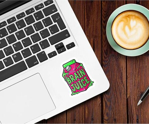 20 PCS Zombie Green Stickers Pack – Waterproof Vinyl Horror & Gore-Themed Neon Decals for Laptop, Water Bottle, Journal – Creepy Cute Zombie Aesthetic Stickers for Halloween & Horror Fans in Kuwait