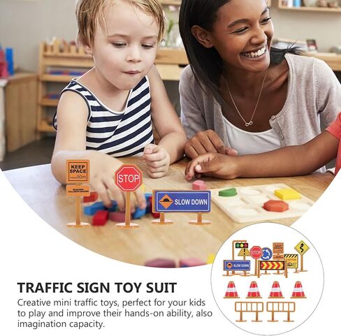 30 قطعة من مجموعة لعب إشارات المرور للأطفال من DOITOOL، وأضواء توقف صغيرة وعلامة طريق، ألعاب حاجز مرور مخروطية للشارع، ألعاب تعليمية صغيرة لإشارة المرور للأولاد والبنات، ملحقات تعليمية in Kuwait