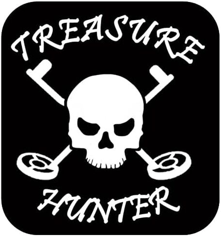 Metal Detector Sticker Treasure Hunter tp 1347 6 inch Vinyl Decal Accessories in Saudi Arabia