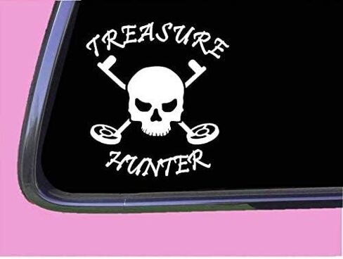 Metal Detector Sticker Treasure Hunter tp 1347 6 inch Vinyl Decal Accessories in Saudi Arabia
