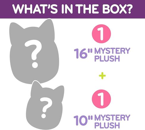Squishmallows 16" & 10" Mystery (Set of 2) Squish Value Pack - Get Two Large Official Jazwares Plush for Less - Collectible Soft & Squishy Stuffed Animal Toy - Gift for Kids, Girls & Boys in Saudi Arabia