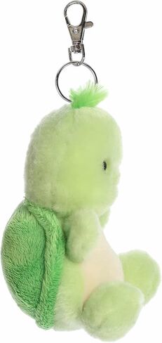 مشبك Aurora® Adorable Palm Pals™ Tiny Turtle™ - قطيفة ممتعة قابلة للتجميع للأطفال والكبار - مثالية لتزيين الغرف وهدايا عيد الميلاد - أخضر 10.16 سم in Saudi Arabia