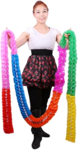 7 Color Stretching Flower Vinyl 12 cm × 6 m Expandable Floral Ribbon Magic Trick in Kuwait