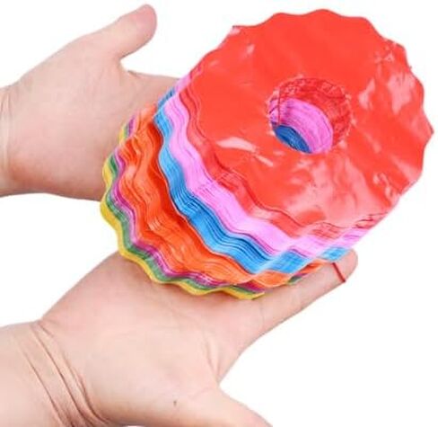 7 Color Stretching Flower Vinyl 12 cm × 6 m Expandable Floral Ribbon Magic Trick in Kuwait