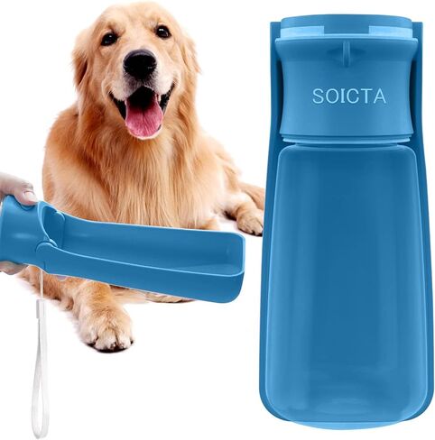 Portable Dog Water Bottle for Walking 12 OZ Portable Pet Water Bottles for Puppy Small Medium Large Dogs Water Dispenser Dog Water Bowl Dog Accessories in Kuwait