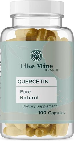 Like Mine Quercetin (100 Capsules), Pure & Natural, Single Ingredient, Dietary Supplement for Women in Kuwait