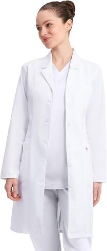Dickies Contemporary Fit Women's 37" Twill Fitted Lab Coat 82401 in Saudi Arabia