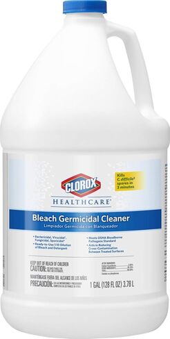 CloroxPro Healthcare Bleach Germicidal Cleaner Refill, Healthcare Cleaning and Industrial Cleaning, 128 Ounces (Packaging May Vary) - 68978 in Kuwait