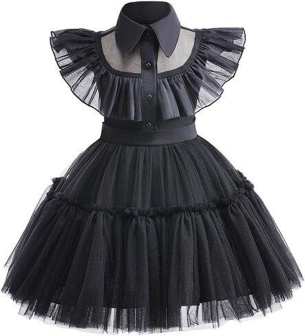 Girls Wednesday Dress Kids Dress up Costume 4-5Years in Saudi Arabia