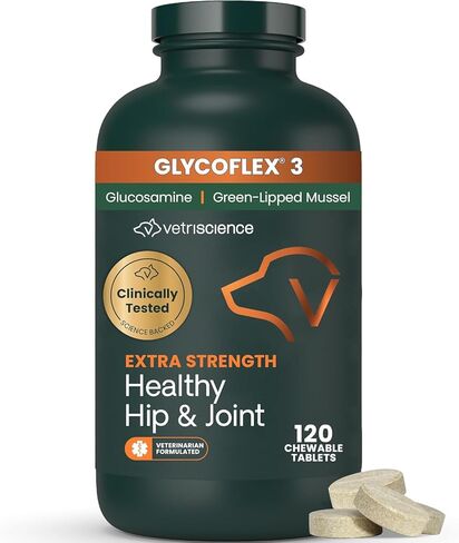 VETRISCIENCE GlycoFlex 3 دعم الورك والمفاصل للكلاب، أقراص قابلة للمضغ in Saudi Arabia