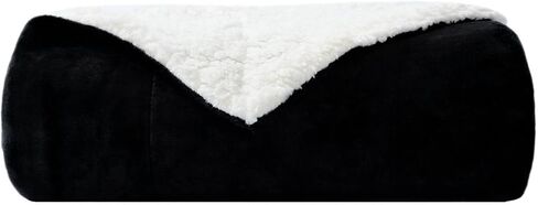 NANPIPER Baby Sherpa Blanket,Warm Toddler Throw Blanket,Soft Newborn Fleece Blanket for Winter (Grey,30x40 inches) in Kuwait