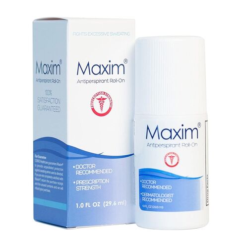 Maxim® Clinical Strength Antiperspirant for Hyperhidrosis Excessive Sweating – Stops Sweat Up to 48 Hours Per Use – Antiperspirant for Men and Women Certain to Keep you Dri in Saudi Arabia