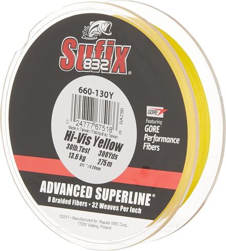 Sufix 832 كابل مضفر فائق الجودة - 300 ياردة in Kuwait
