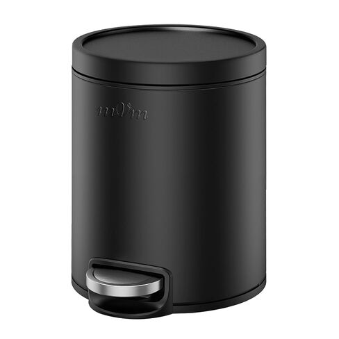 MVM Round Strep Trash with Lid ، 3 Gal/ 12L Bathroom Garbage Dancet مع PP Ducket for Bedroom Home Office (Silver) in Saudi Arabia