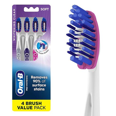 Oral-B 3D White Luxe Pro-Flex Manual Soft Toothbrush in Saudi Arabia