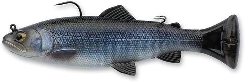Savage Gear Pulse Tail Trout RTF Fishing Bait, 2 1/3 oz, Trout, Realistic Contours, Colors & Movement, Durable Construction, Dual Heavy-Duty Fishing Hook Rigging, Scent Infused in Saudi Arabia