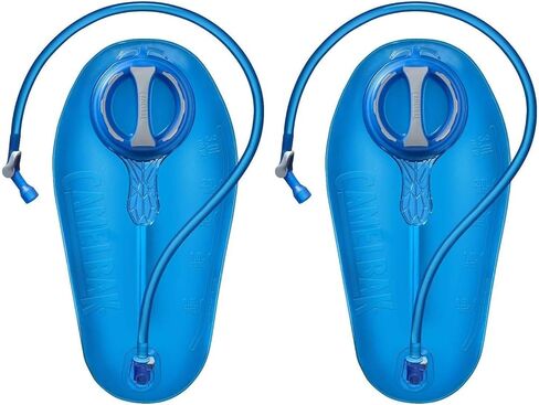 CamelBak Crux 3-Liter Water Reservoir - Hydration Bladder - Faster Water Flow Rate - Leak-Proof Water Bladder - Ergonomic Shape - Big Bite Valve - BPA-Free - 100oz, Blue in Saudi Arabia