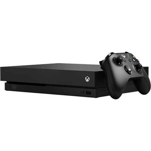وحدة تحكم Microsoft Xbox One X 1Tb مع وحدة تحكم لاسلكية: مُحسّنة، HDR، أصلية 4K، Ultra Hd (توقف) in Kuwait