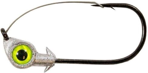 Z-Man Fishing Weedless Eye Jighead Lures 3/16 oz 3 Pack Custom Wire 3D Eye Heavy-Duty 3/0 Hook in Saudi Arabia