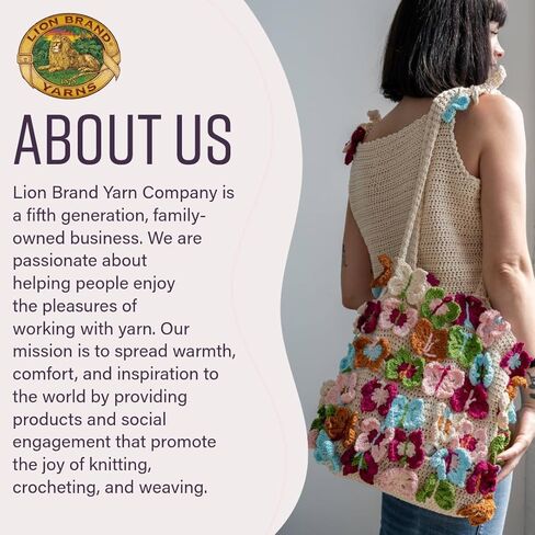 Lion Brand 24/7 Cotton Yarn, Lightweight Yarn for Knitting, Crocheting, and Crafts, White, 1 Pack in Kuwait