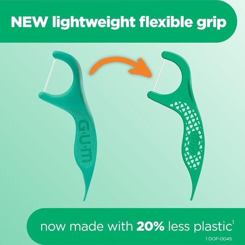 GUM - 889DD Professional Clean Flossers Extra Strong Flosser Pick, Fresh Mint, 150 Count (Pack of 4) in Saudi Arabia