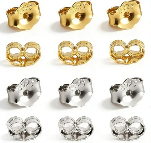 Orgrimmar 14K Gold Earring Backs Yellow Ear Locking for Stud Ear Rings (3 Pairs) in Kuwait