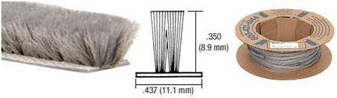 شريط السير الوقائي لباب واجهة متجر CRL بارتفاع 350 كومة؛ .350 عرض الدعم - 100 قدم لفة in Kuwait