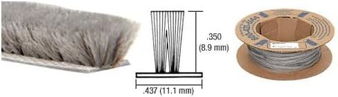 شريط السير الوقائي لباب واجهة متجر CRL بارتفاع 350 كومة؛ .350 عرض الدعم - 100 قدم لفة in Kuwait