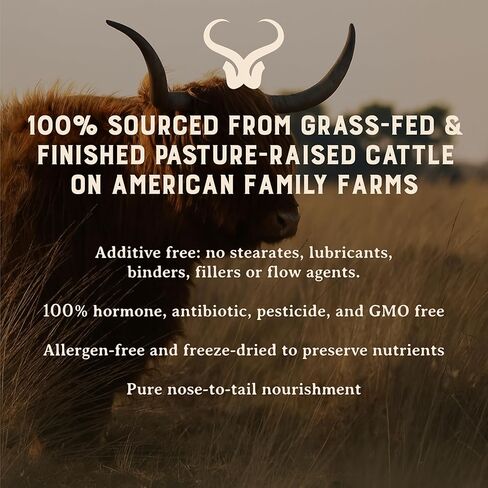 HEART & SOIL Beef Organs Complex — Grass Fed Liver, Heart, Kidney, Pancreas, and Spleen for Complete Nose to Tail Nutrition (180 Capsules) in Saudi Arabia