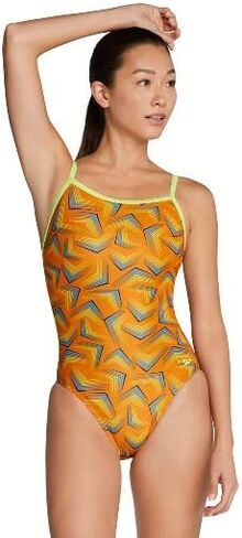 Speedo Women's Powerflex Eco Laser Sticks Flyback Swimsuit in Kuwait