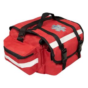 Primacare KB-RO74-O First Responder Bag for Trauma, 17"x7"x 9" Professional Multiple Compartment Kit Carrier for Emergency Medical Supplies l Orange in Kuwait