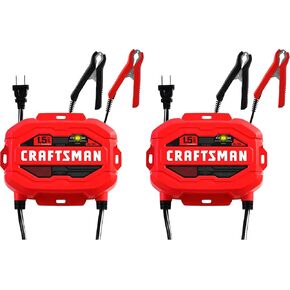 شاحن وصيانة بطاريات السيارات CRAFTSMAN CMXCESM259 1.5A 6V/12V - مثالي لبطاريات الطاقة الرياضية والدراجات النارية والسيارات والقوارب in Kuwait