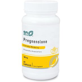 Klaire Labs Pregnenolone - التوازن الهرموني، ودعم المزاج والطاقة - 25 مجم مشتق من اليام البري - متوفر بيولوجيًا وميكروني لدعم الامتصاص المحسن - لا يسبب الحساسية (100 كبسولة) in Kuwait