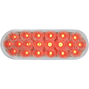Grand General 87721 Red Oval Fleet 20-LED أضواء توقف / دوران / ذيل مختومة in Kuwait