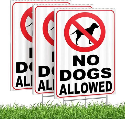 لافتة بعبارة No Dogs Allowed - No Dogs Allowed - No Dogs Sign - No Dogs Allowed - No Dogs You Dog - No Dogs On Lawn - لافتة للكلاب للسياج - لافتات للكلاب لديكور المنزل - كلاب اوف جراس in Kuwait