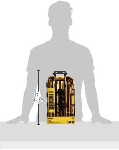 ديوالت طقم مقابس ملحقات، 15 قطعة (DWMT73807) in Saudi Arabia