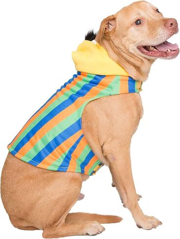 زي Pet Krewe X-Large Ernie - زي Sesame Street Ernie Dog - يناسب الحيوانات الأليفة الصغيرة والمتوسطة والكبيرة والكبيرة جدًا - مثالي للهالوين، وعطلة عيد الميلاد، والحفلات، والتقاط الصور، والهدايا in Saudi Arabia