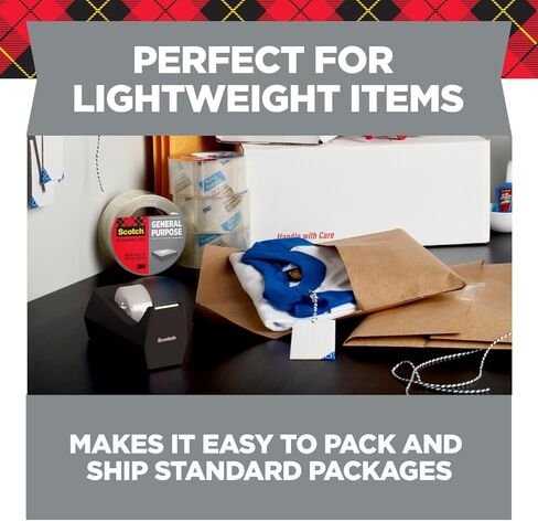شريط تغليف سكوتش للشحن، 1.88 بوصة × 54.6 ياردة، 6 بكرات (3350-6) in Kuwait