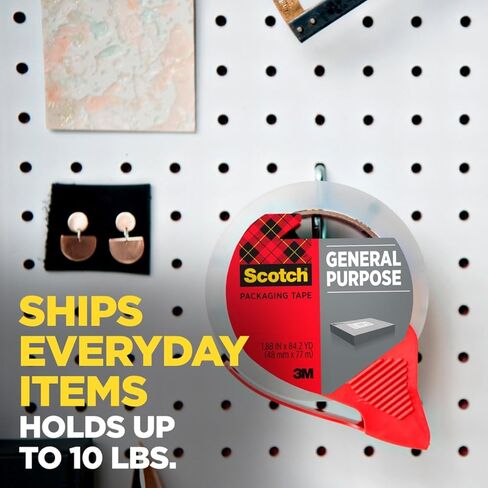 شريط تغليف سكوتش للشحن، 1.88 بوصة × 54.6 ياردة، 6 بكرات (3350-6) in Kuwait