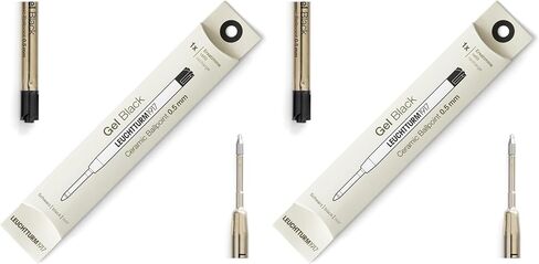 LEUCHTTURM1917 - Gel Pen Parker Style Refills 0.5mm for Drehgriffel Nr 1 - Document Proof ISO 15727-2 (Royal Blue) in Kuwait
