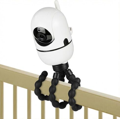 Tripod Baby Monitor Mount for HelloBaby HB65/HB40/HB6550/HB66/HB6339/HB6550 Pro, ANMEATE SM935E, Flexible Baby Camera Mount Attach Your Camera Wherever You Want in Saudi Arabia