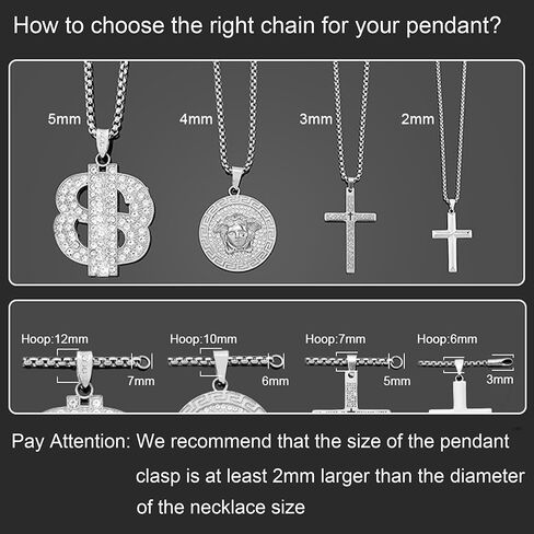 Square Rolo Chain Necklace 2mm 5mm Stainless Steel Round Box Necklace for Men Women Jewelry in Kuwait