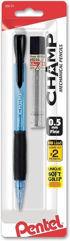 قلم رصاص أوتوماتيكي تشامب من بينتيل، 0.5 مم، أسطوانات متنوعة 1 Pack in Kuwait